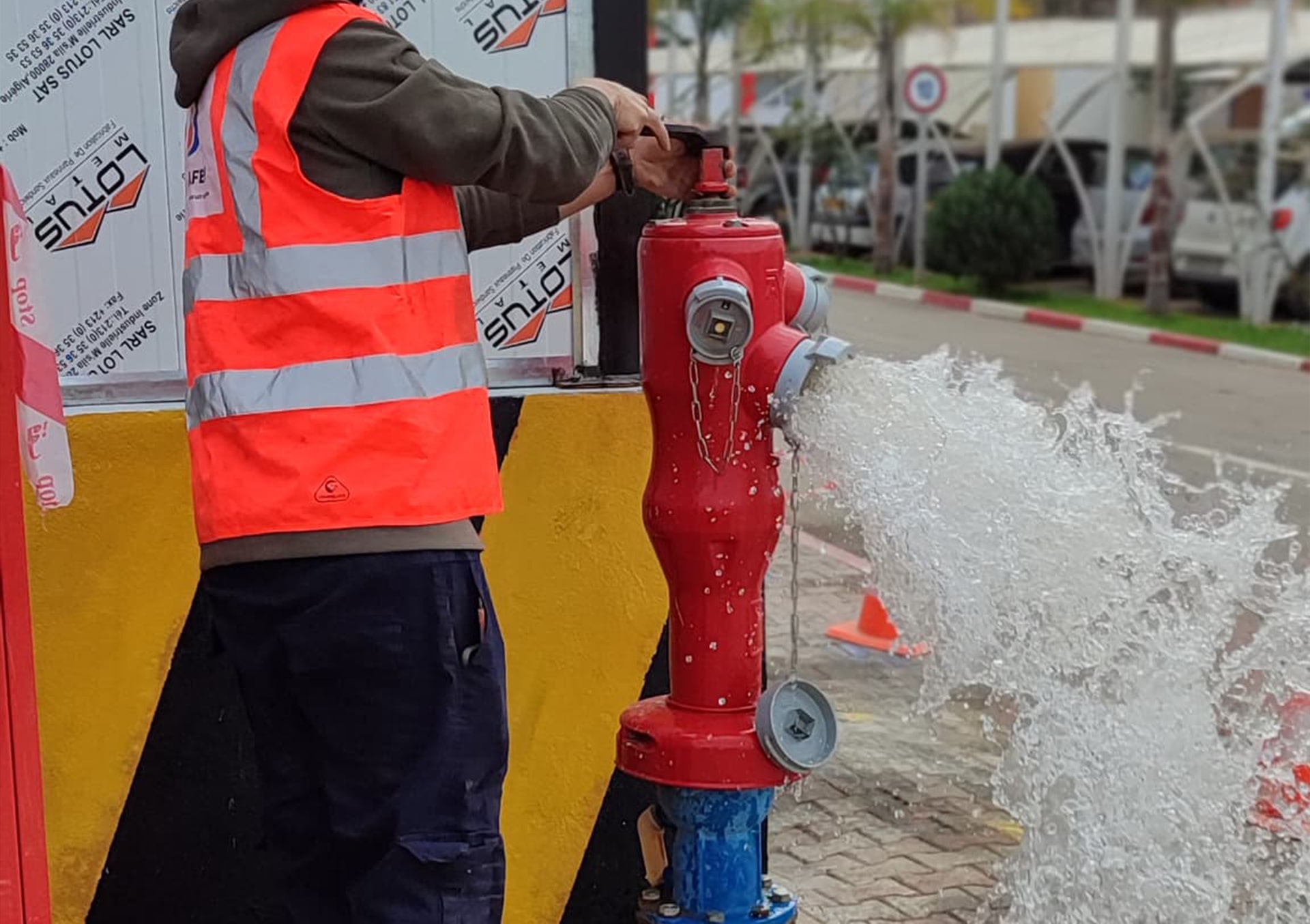 Équipe de techniciens qualifiés
