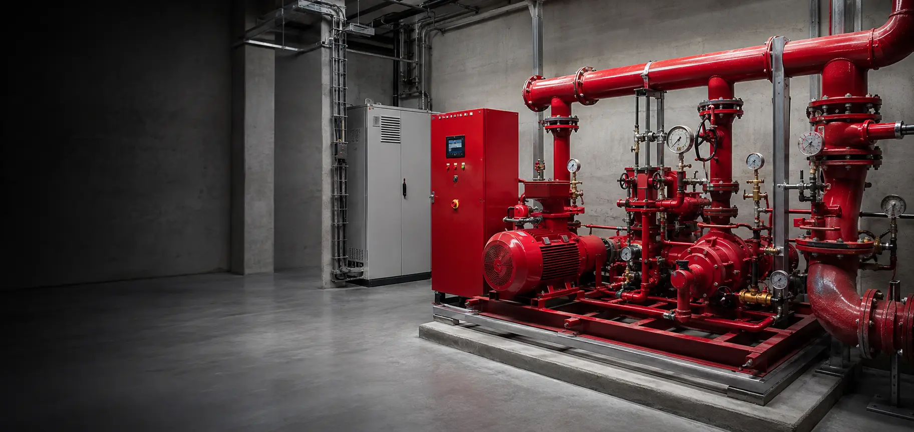 Installation industrielle de protection incendie